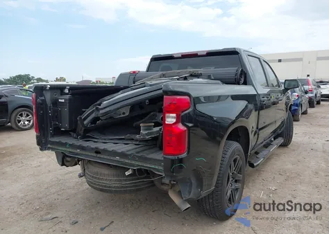 2023 Chevrolet Silverado 1500 2Wd Short Bed Custom из США, поврежденный, VIN 3GCPABEK4PG111724